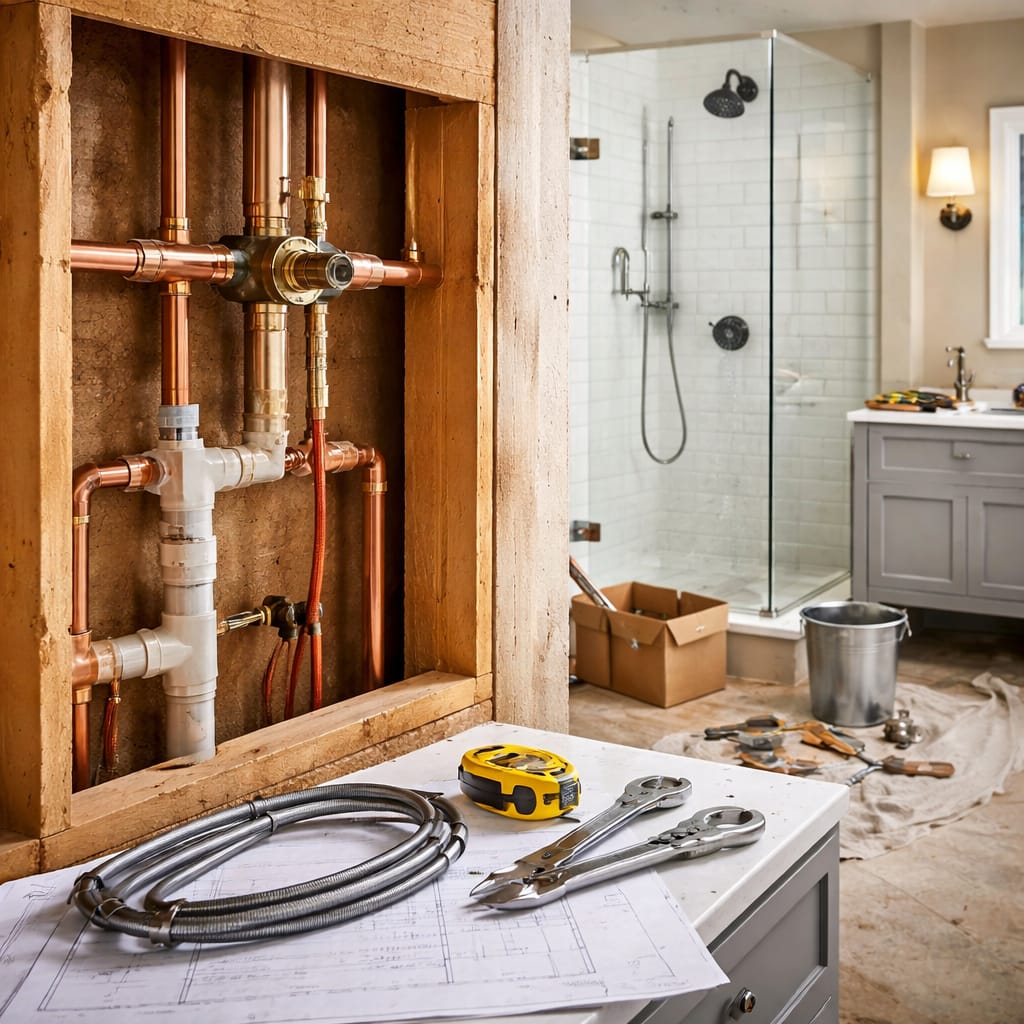 Bathroom Remodel Plumbing | What You Need First