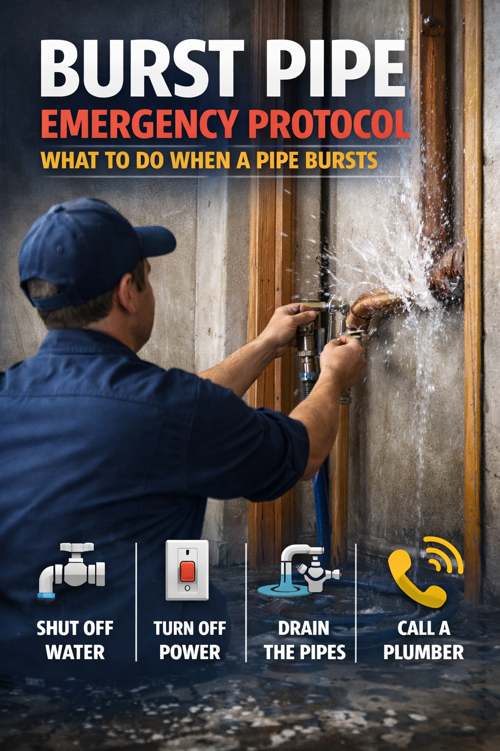 Burst Pipe Emergency Protocol  What to Do When a Pipe Bursts