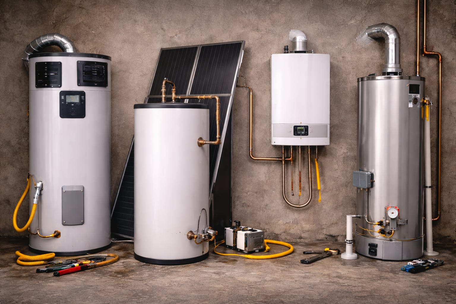 Energy-Efficient Water Heater Options