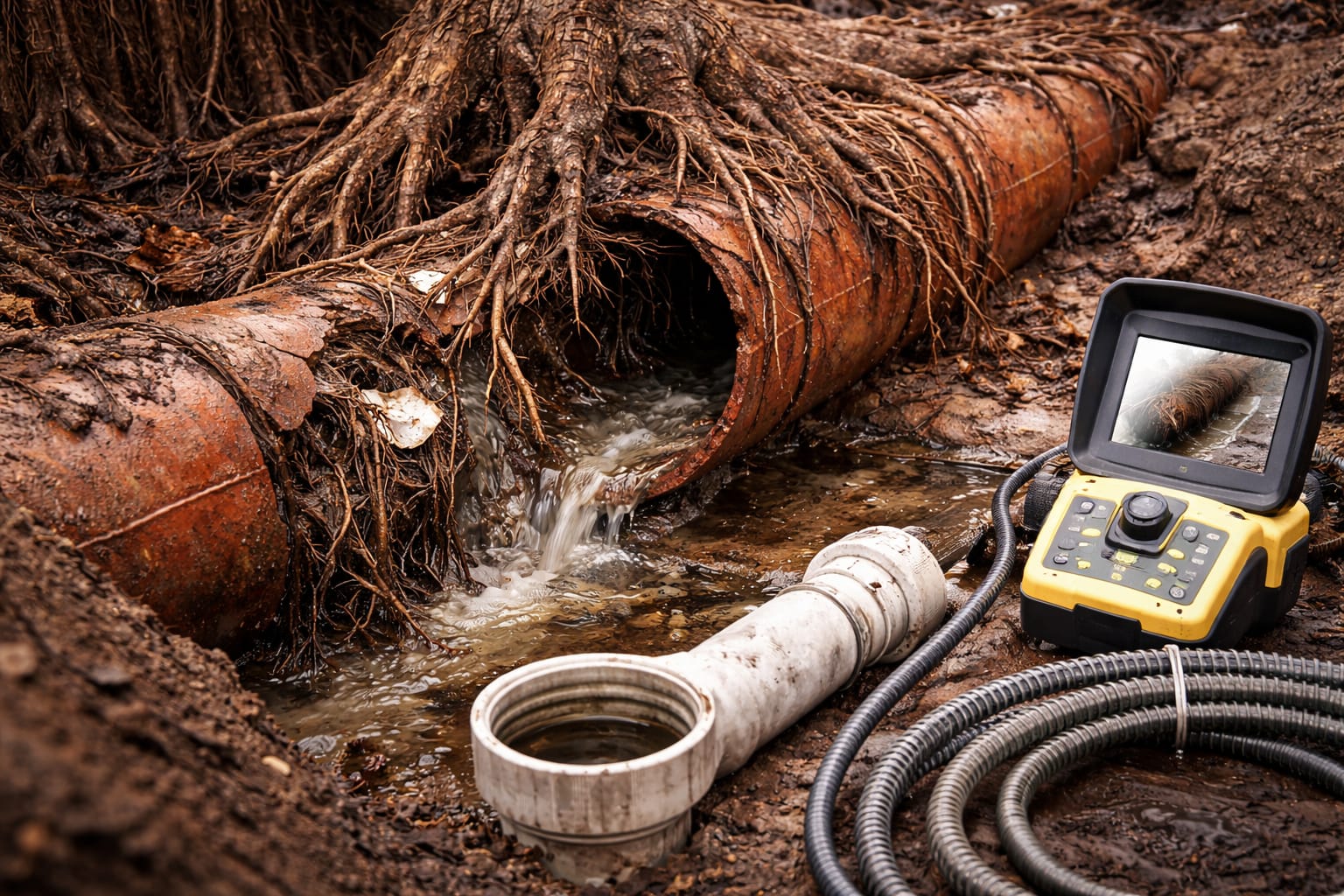 Tree Roots in Sewer Lines